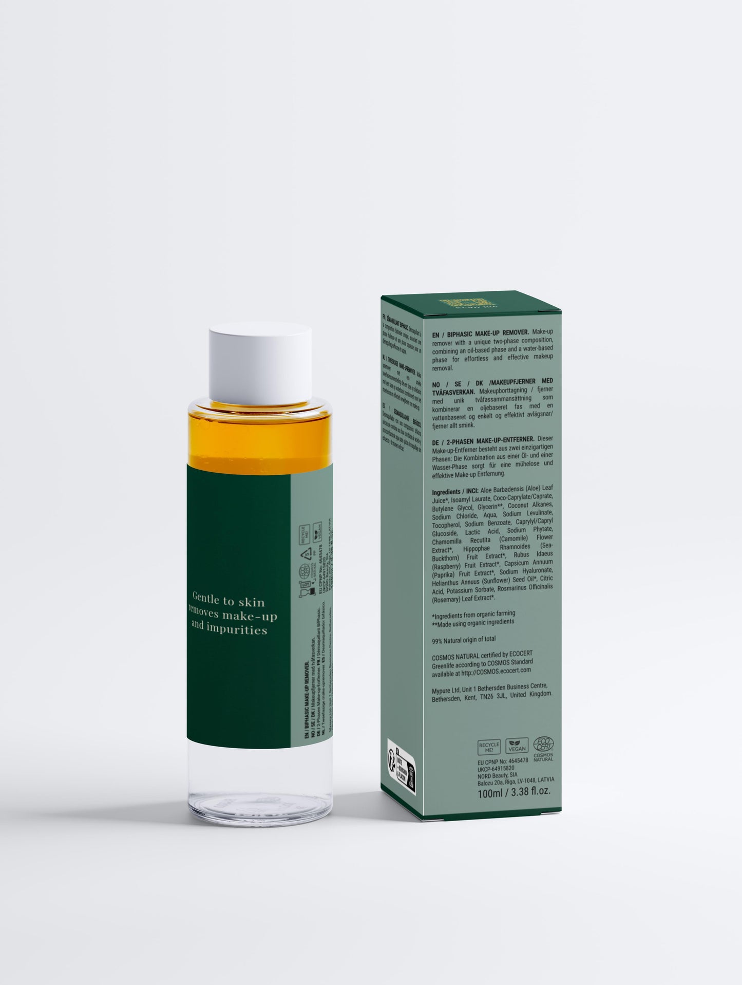 BiPhasic Make-up Remover, Fragrance Free 100 ml