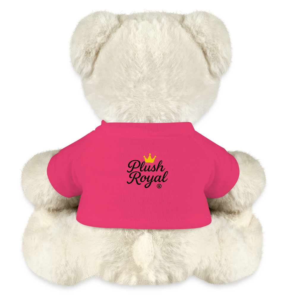 Extra Huggable™ White Plush Bear® - pink