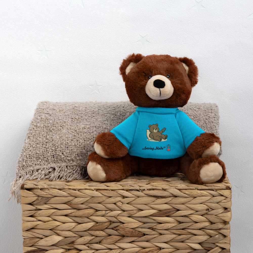 Low Battery Bear ® - atoll blue
