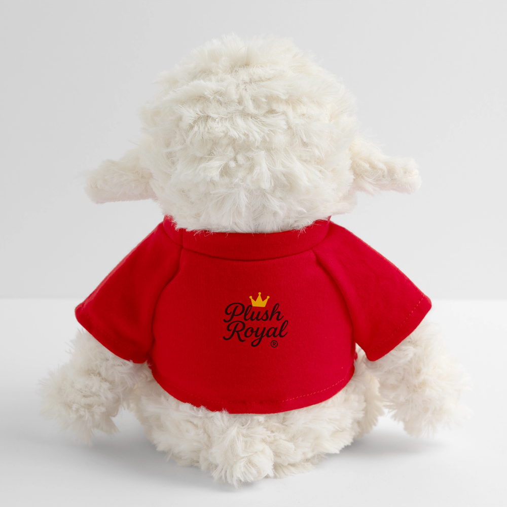 White Sheep Plush ® - red