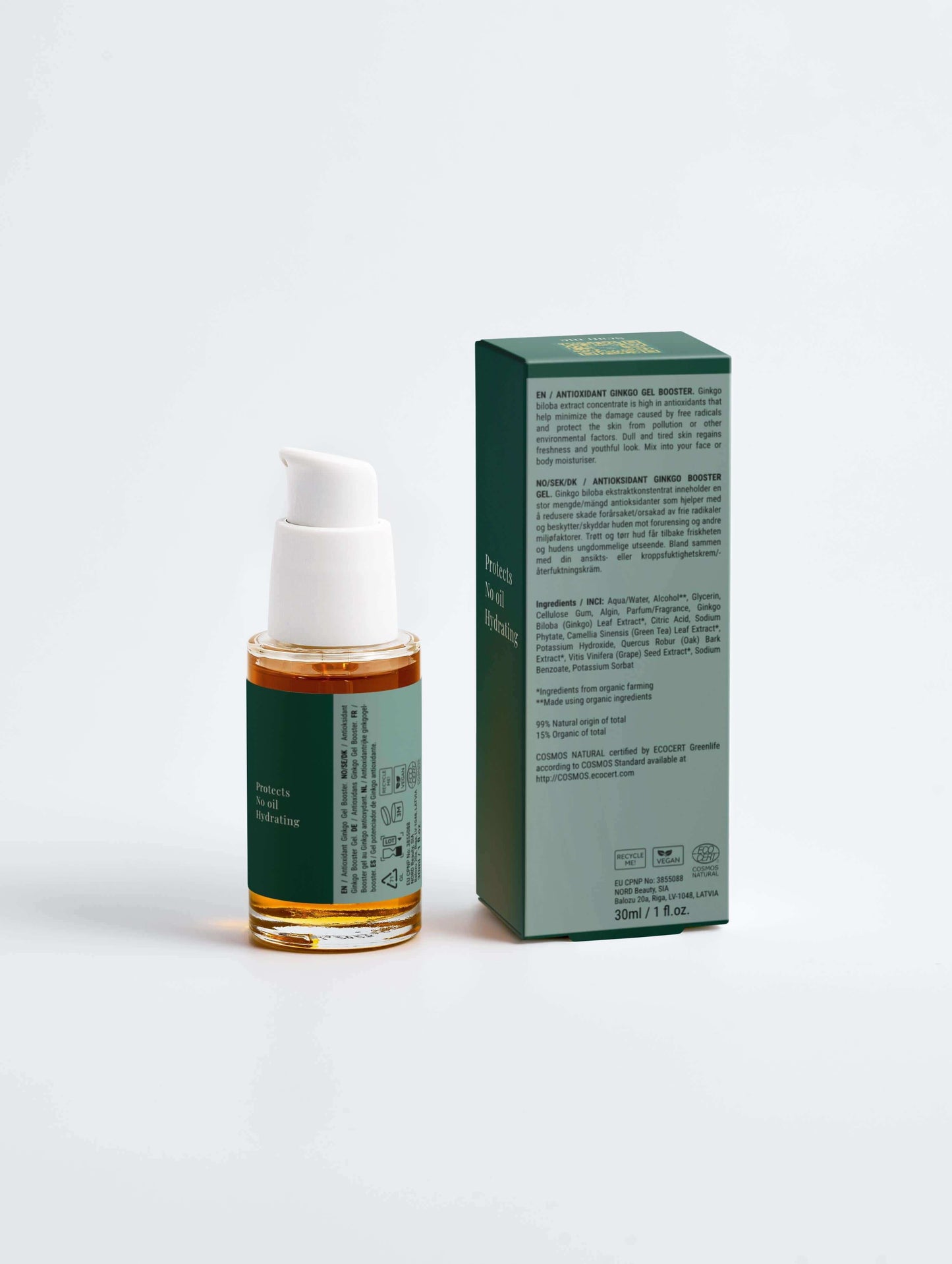 Antioxidant Ginkgo Gel Booster 30 ml