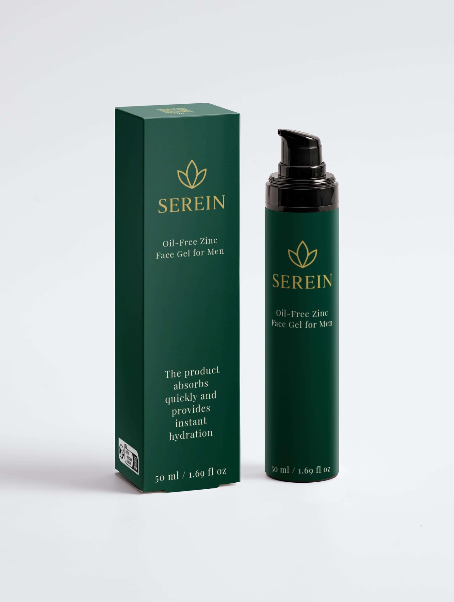 Olievrije zinkgezichtsgel voor mannen 15 ml