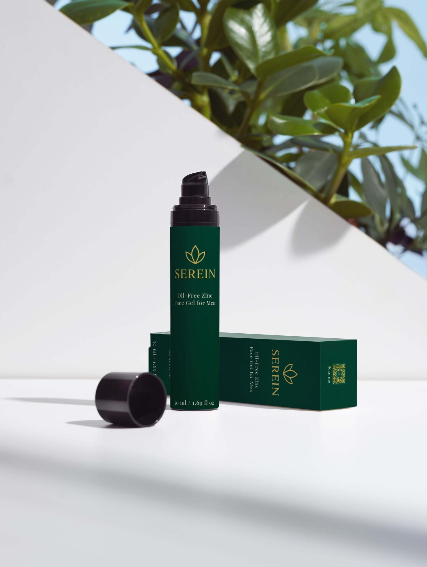 Olievrije zinkgezichtsgel voor mannen 15 ml