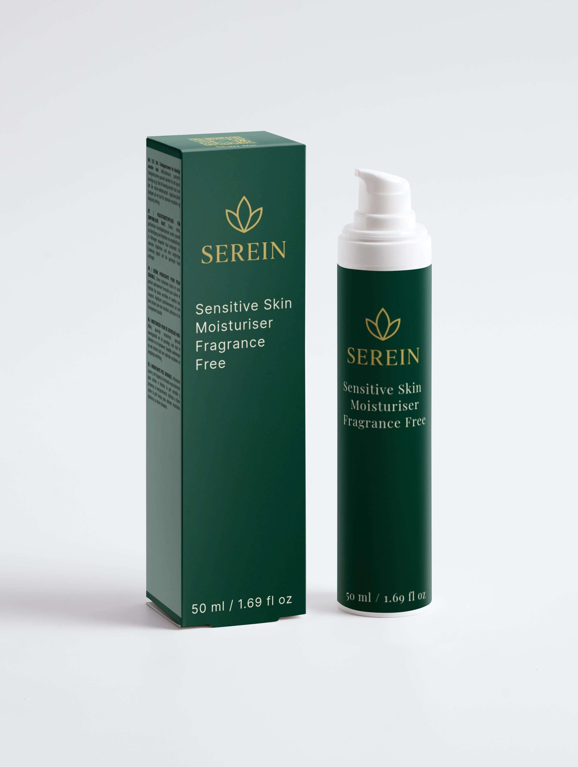 Sensitive skin moisturiser 50ml fragrance free face cream