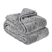 VEVOR Gewichtsdecke 9Kg Therapiedecke Sherpa-Fleece-