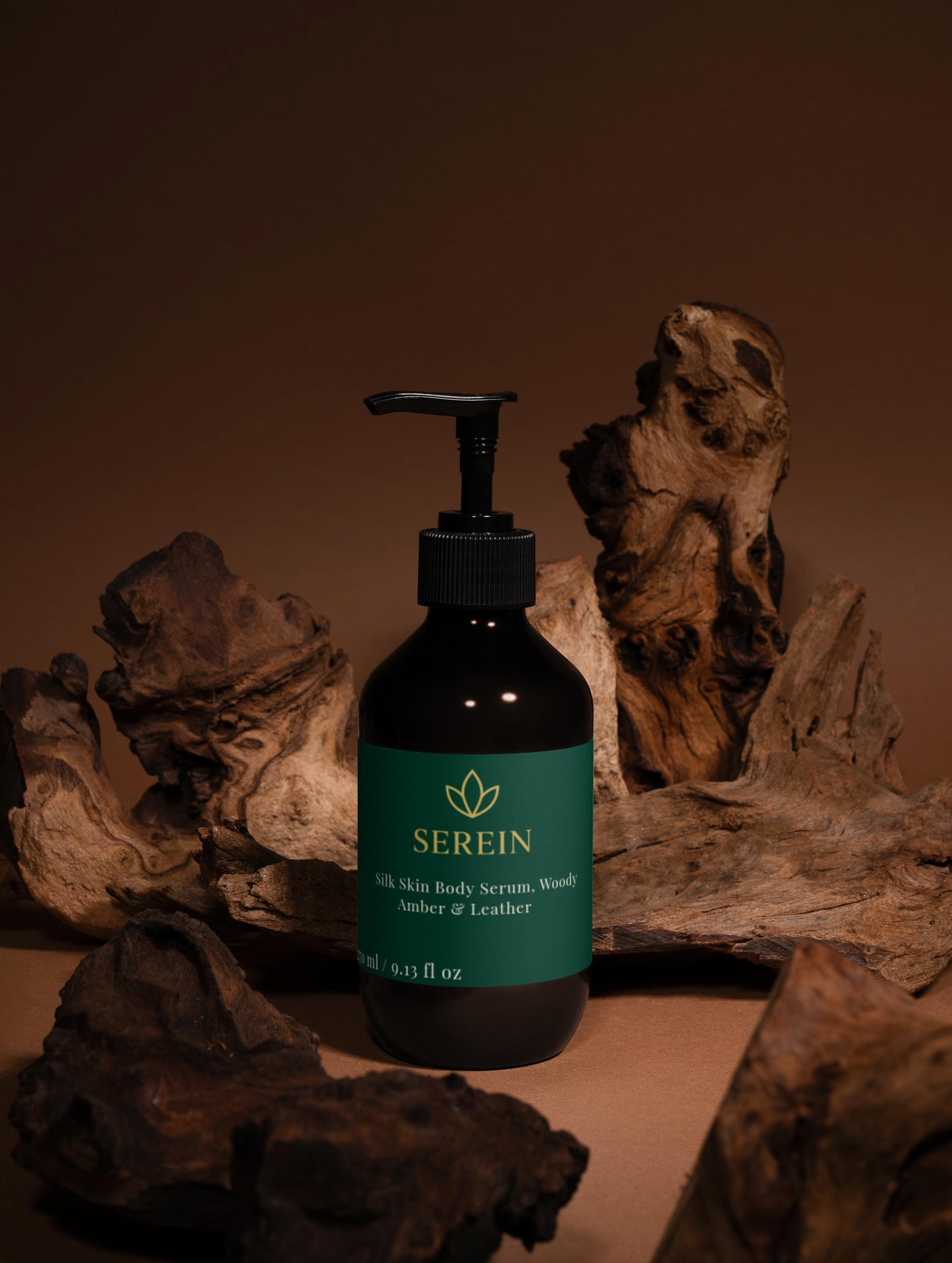 Silk Skin Body Serum, Woody Amber & Leather 270 ML
