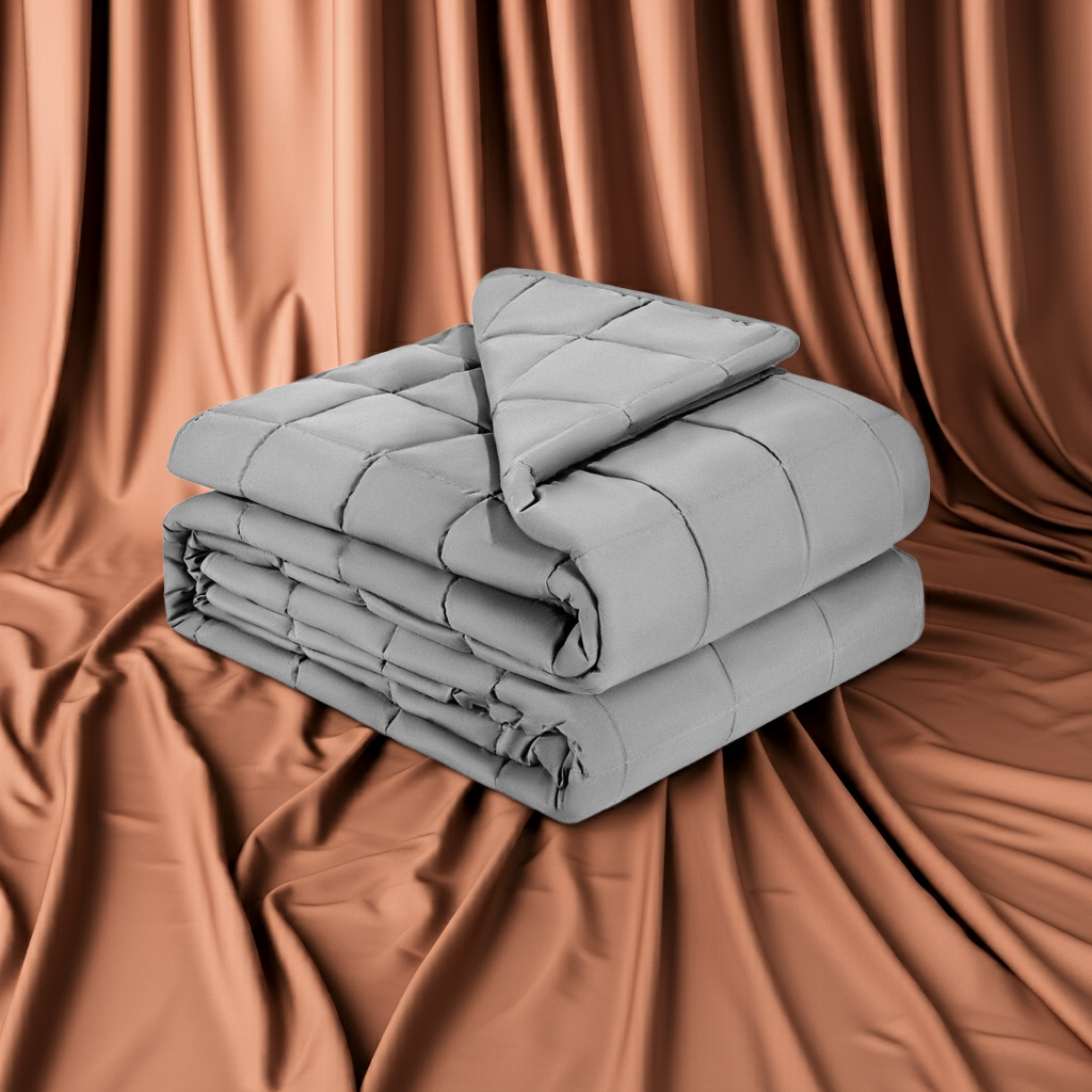 Extra Large Weighted Blanket 9kg – Cotton Gravity Blanket for Deep Sleep & Stress Relief 2235x2640mm Kingsize