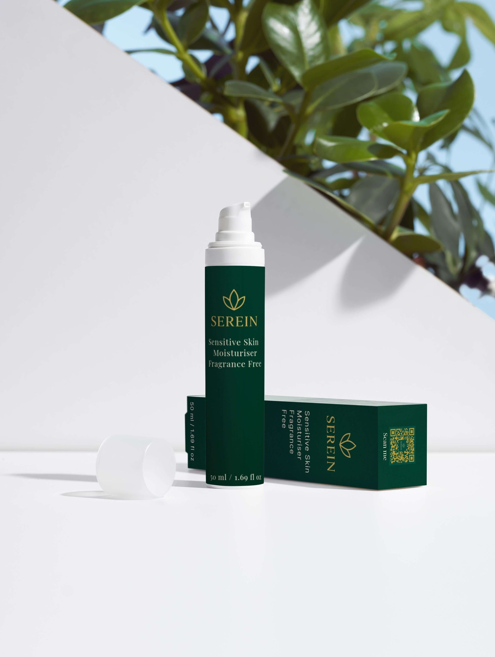 Sensitive skin moisturiser 50ml fragrance free face cream