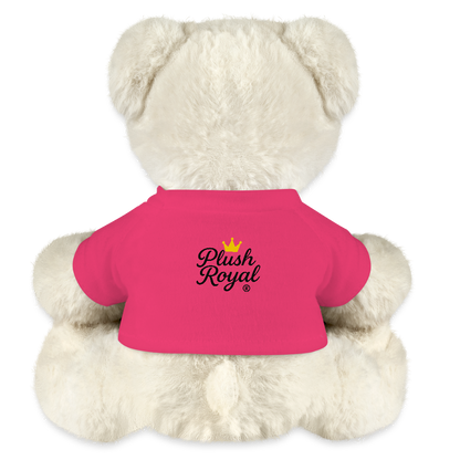 Extra Huggable™ White Plush Bear® - pink