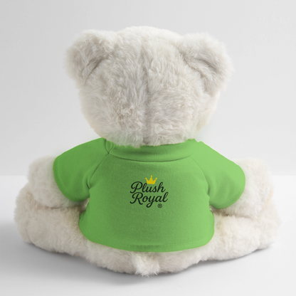 Extra Huggable™ White Plush Bear® - light green