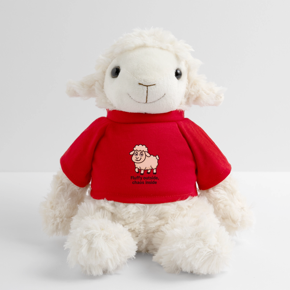 White Sheep Plush ® - red