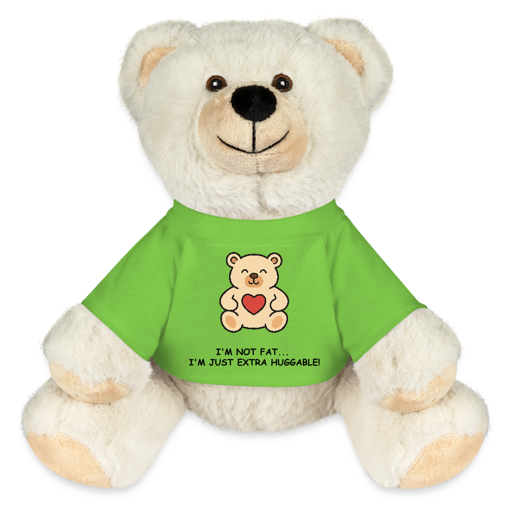 Extra Huggable™ White Plush Bear® - light green
