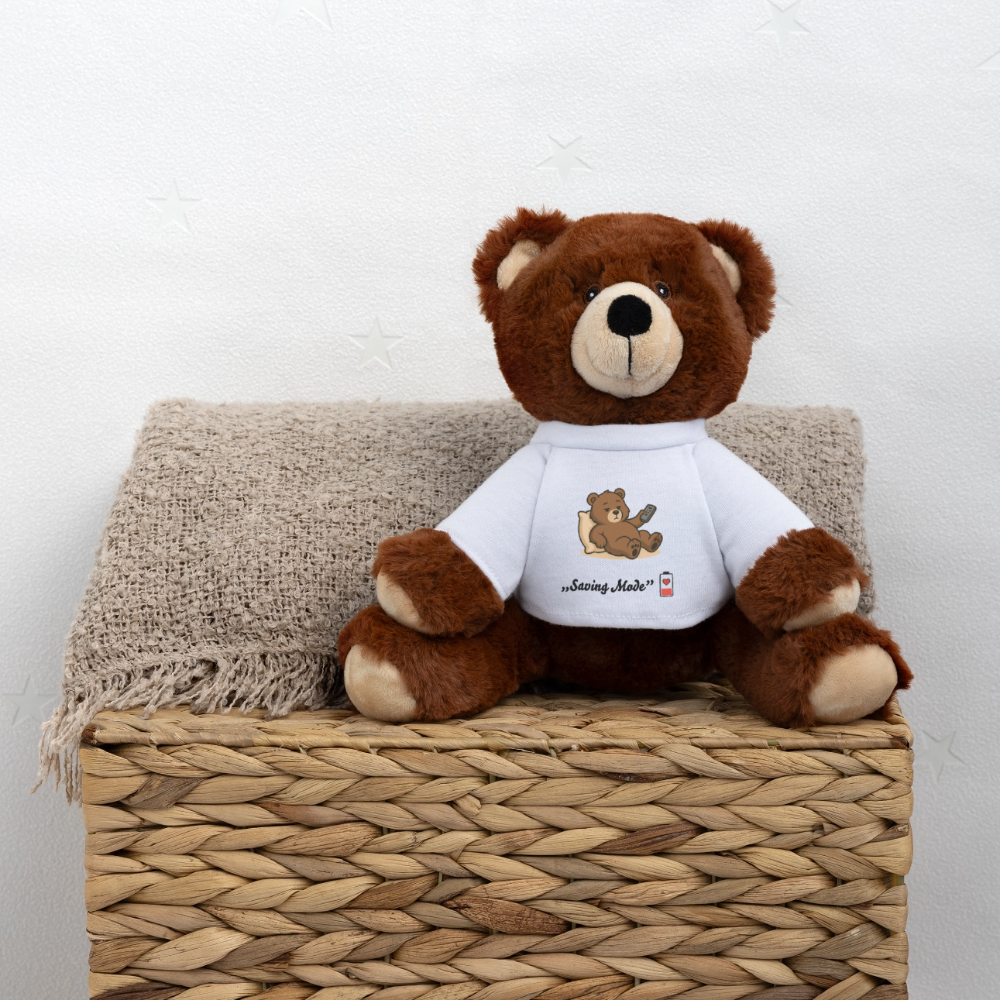 Low Battery Bear ® - white