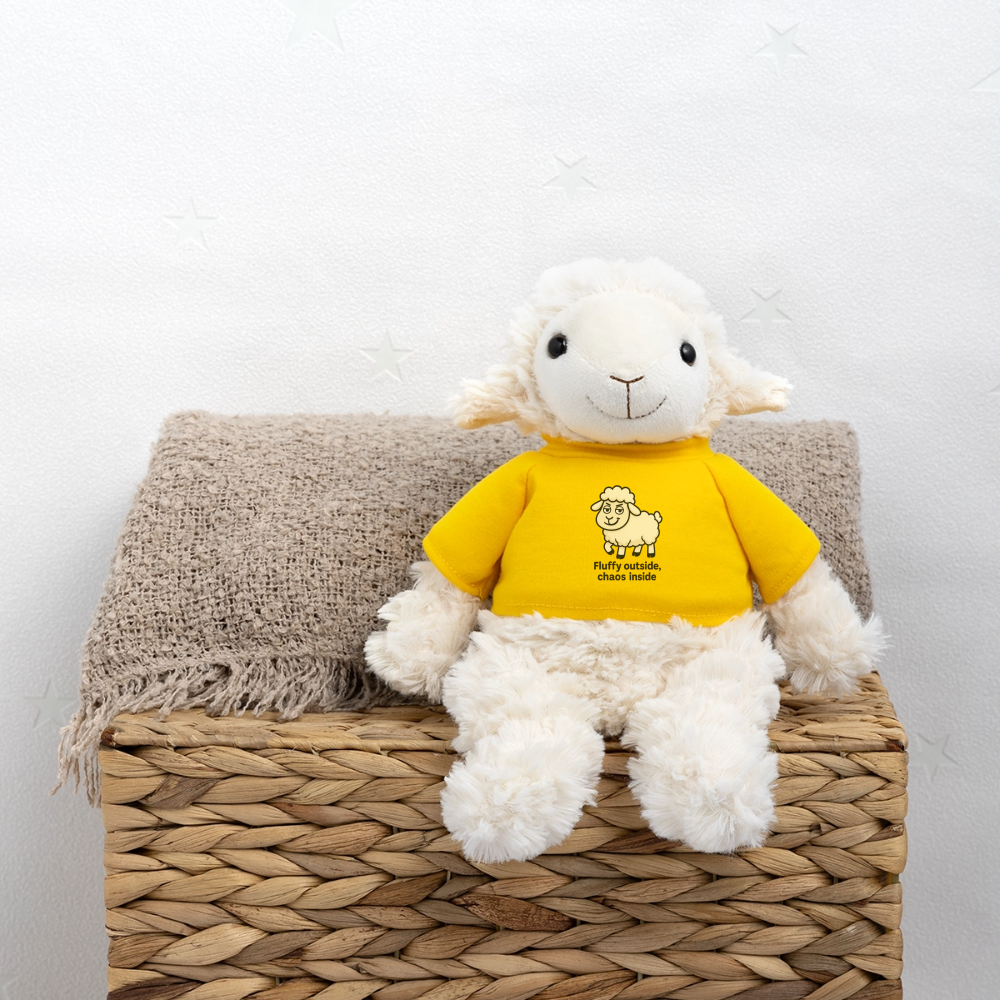 White Sheep Plush ® - sun yellow