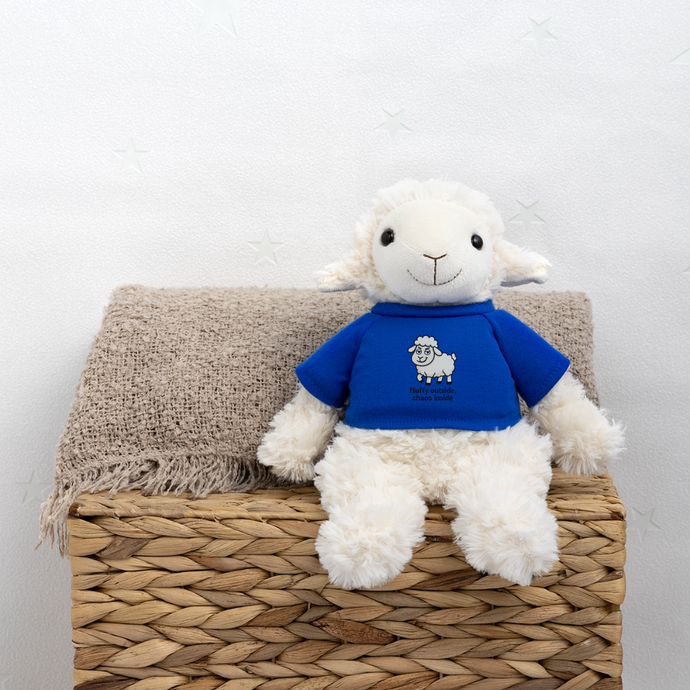 White Sheep Plush ® - royal blue