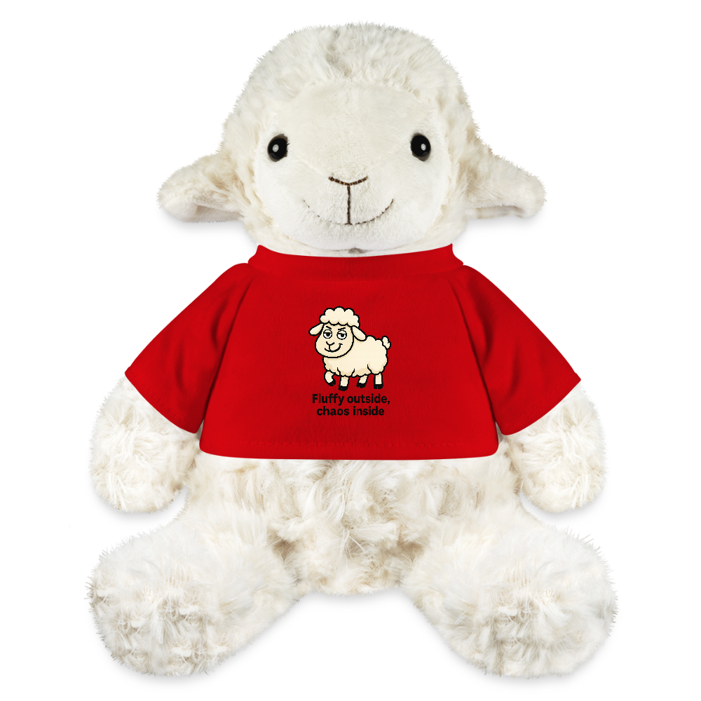 White Sheep Plush ® - red