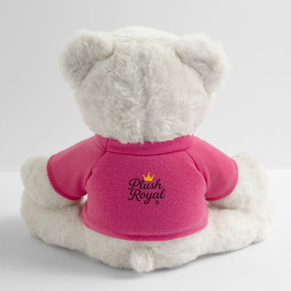 Extra Huggable™ White Plush Bear® - pink