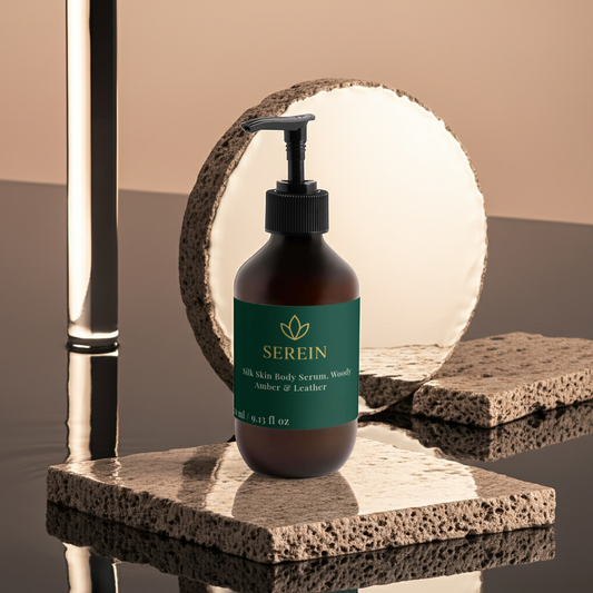 Silk Skin Body Serum, Woody Amber & Leather 270 ML