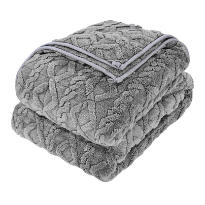 VEVOR Gewichtsdecke 9Kg Therapiedecke Sherpa-Fleece-