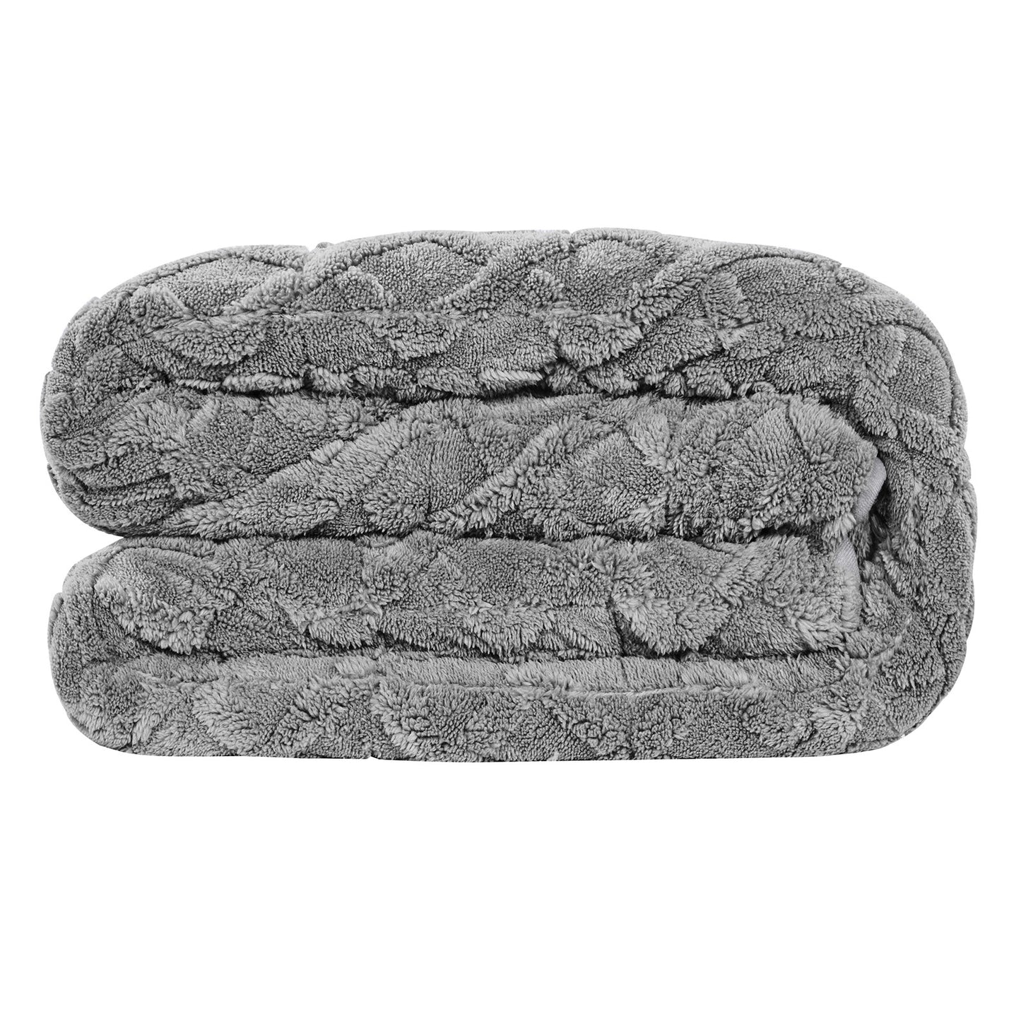 VEVOR Gewichtsdecke 9Kg Therapiedecke Sherpa-Fleece-