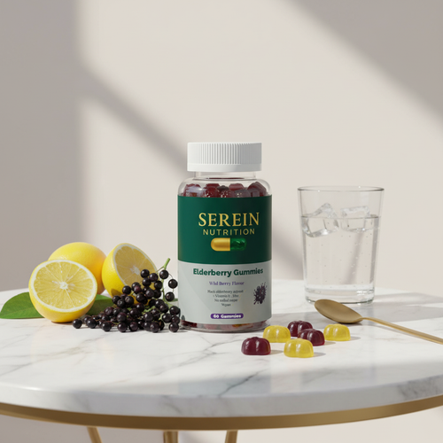 Elderberry + Vitamin C + Zink Gummies - 60 Stk.