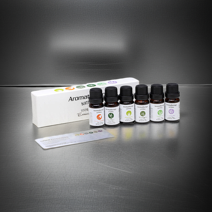 Aromatherapy Oil Set – 6×10ml | Relax & Refresh Collection