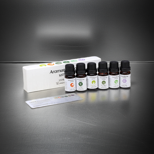 Aromatherapy Oil Set – 6×10ml | Relax & Refresh Collection